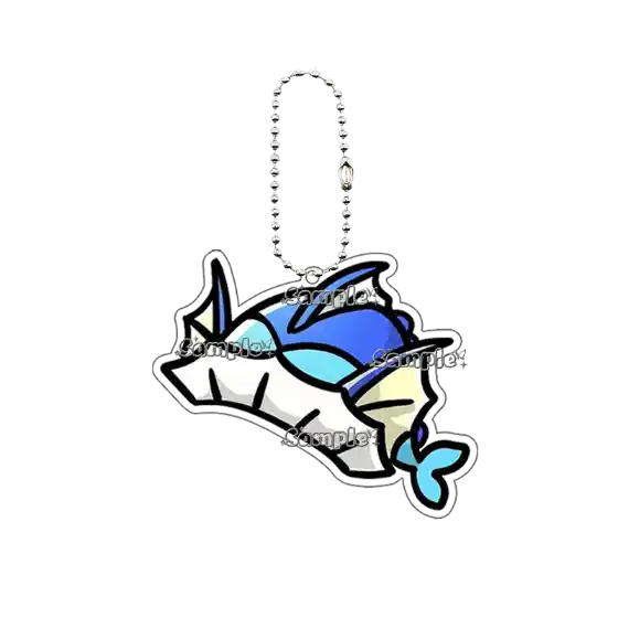 Creative Eevee Sylveen Glaceon Hat Shape Acrylic Keychain Anime Cartoon Backpack Decorative Móc Treo Đeo Thoại, Standee, Móc Khoá In Theo Yêu Cầu, Chất Liệu Mica Dày 4mm, Kích Thước 5.5 Cm, Có In Test Mẫu