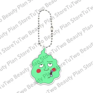 Creative Mob Psycho 100 Anime Cartoon Acrylic Keychain Charm Decoration Kawaii Cute Funny Móc Treo Đeo Thoại, Standee, Móc Khoá In Theo Yêu Cầu, Chất Liệu Mica Dày 4mm, Kích Thước 5.5 Cm, Có In Test Mẫu