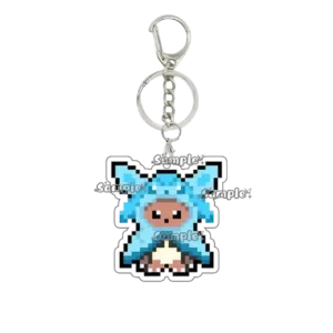 Creative Pixel Flareon Glaceon Umbreon Eevee Anime Acrylic Keychain Figure Keyring For Móc Treo Đeo Thoại, Standee, Móc Khoá In Theo Yêu Cầu, Chất Liệu Mica Dày 4mm, Kích Thước 5.5 Cm, Có In Test Mẫu