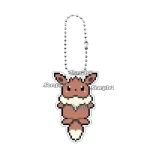 Creative Pixel Flareon Glaceon Umbreon Eevee Anime Acrylic Keychain Figure Keyring For Móc Treo Đeo Thoại, Standee, Móc Khoá In Theo Yêu Cầu, Chất Liệu Mica Dày 4mm, Kích Thước 5.5 Cm, Có In Test Mẫu