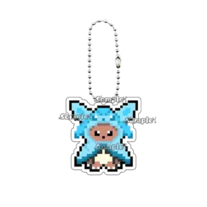 Creative Pixel Flareon Glaceon Umbreon Eevee Anime Acrylic Keychain Figure Keyring For Móc Treo Đeo Thoại, Standee, Móc Khoá In Theo Yêu Cầu, Chất Liệu Mica Dày 4mm, Kích Thước 5.5 Cm, Có In Test Mẫu
