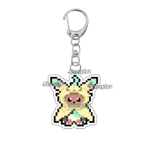 Creative Pixel Flareon Glaceon Umbreon Eevee Anime Acrylic Keychain Figure Keyring For Móc Treo Đeo Thoại, Standee, Móc Khoá In Theo Yêu Cầu, Chất Liệu Mica Dày 4mm, Kích Thước 5.5 Cm, Có In Test Mẫu