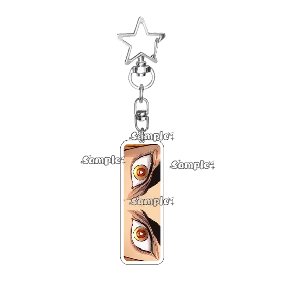 Creative Popular Anime Character Kamado Nezuko Agatsuma Zenitsu Tsuyuri Eye Acrylic Keychain Móc Treo Đeo Thoại, Standee, Móc Khoá In Theo Yêu Cầu, Chất Liệu Mica Dày 4mm, Kích Thước 5.5 Cm, Có In Test Mẫu