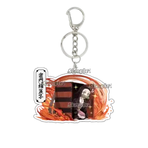 Creative Y2k Anime Cartoon Tanjiro Kamado Nezuko Shinobu Acrylic Keychain Accessories Car Móc Treo Đeo Thoại, Standee, Móc Khoá In Theo Yêu Cầu, Chất Liệu Mica Dày 4mm, Kích Thước 5.5 Cm, Có In Test Mẫu