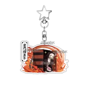 Creative Y2k Anime Cartoon Tanjiro Kamado Nezuko Shinobu Acrylic Keychain Accessories Car Móc Treo Đeo Thoại, Standee, Móc Khoá In Theo Yêu Cầu, Chất Liệu Mica Dày 4mm, Kích Thước 5.5 Cm, Có In Test Mẫu