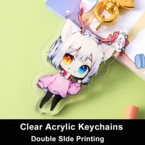 Custom Pet Keychains Cartoon Llavero Key Chain Photo Customized Anime Charms Clear Acrylic Móc Treo Đeo Thoại, Standee, Móc Khoá In Theo Yêu Cầu, Chất Liệu Mica Dày 4mm, Kích Thước 5.5 Cm, Có In Test Mẫu