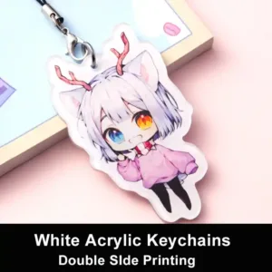 Custom Photo Keychains Cartoon Key Chain Customized Birthday Anime Charms Hologram Clear Móc Treo Đeo Thoại, Standee, Móc Khoá In Theo Yêu Cầu, Chất Liệu Mica Dày 4mm, Kích Thước 5.5 Cm, Có In Test Mẫu