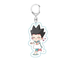 Cute Anime Hunter Boy Acrylic Keychain Model Cosplay Characters Ornament Accessories Móc Treo Đeo Thoại, Standee, Móc Khoá In Theo Yêu Cầu, Chất Liệu Mica Dày 4mm, Kích Thước 5.5 Cm, Có In Test Mẫu