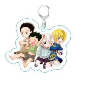 Cute Anime Hunter Boy Acrylic Keychain Model Cosplay Characters Ornament Accessories Móc Treo Đeo Thoại, Standee, Móc Khoá In Theo Yêu Cầu, Chất Liệu Mica Dày 4mm, Kích Thước 5.5 Cm, Có In Test Mẫu