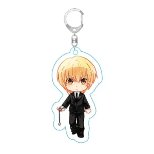 Cute Anime Hunter Boy Acrylic Keychain Model Cosplay Characters Ornament Accessories Móc Treo Đeo Thoại, Standee, Móc Khoá In Theo Yêu Cầu, Chất Liệu Mica Dày 4mm, Kích Thước 5.5 Cm, Có In Test Mẫu