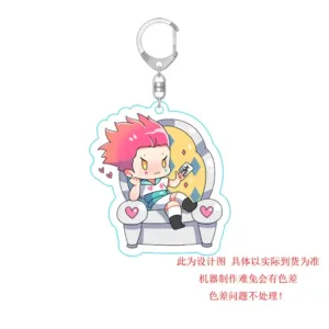 Cute Anime Hunter Boy Acrylic Keychain Model Cosplay Characters Ornament Accessories Móc Treo Đeo Thoại, Standee, Móc Khoá In Theo Yêu Cầu, Chất Liệu Mica Dày 4mm, Kích Thước 5.5 Cm, Có In Test Mẫu