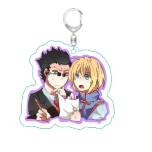 Cute Anime Hunter Boy Acrylic Keychain Model Cosplay Characters Ornament Accessories Móc Treo Đeo Thoại, Standee, Móc Khoá In Theo Yêu Cầu, Chất Liệu Mica Dày 4mm, Kích Thước 5.5 Cm, Có In Test Mẫu