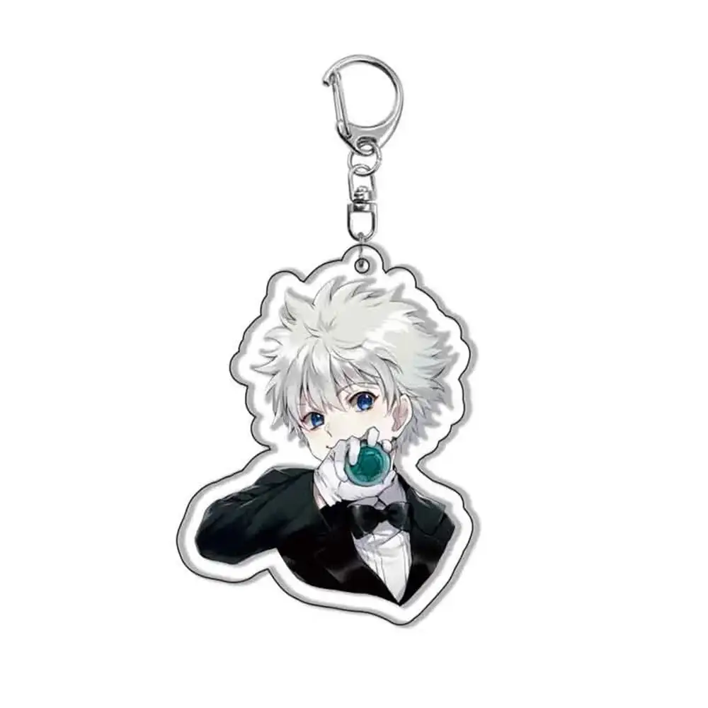 Cute Anime Hunter X Hunter Acrylic Keychain Model Cosplay Characters Ornament Accessories Móc Treo Đeo Thoại, Standee, Móc Khoá In Theo Yêu Cầu, Chất Liệu Mica Dày 4mm, Kích Thước 5.5 Cm, Có In Test Mẫu