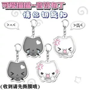 Cute Cat Cat Kuro Couple Keychain Cartoon School Bag Pendant Kawaii Hanging Ornaments Móc Treo Đeo Thoại, Standee, Móc Khoá In Theo Yêu Cầu, Chất Liệu Mica Dày 4mm, Kích Thước 5.5 Cm, Có In Test Mẫu Cute Cat Cat Kuro Couple Keychain Cartoon School Bag Pendant Kawaii Hanging Ornaments Móc Treo Đeo Thoại, Standee, Móc Khoá In Theo Yêu Cầu, Chất Liệu Mica Dày 4mm, Kích Thước 5.5 Cm, Có In Test Mẫu