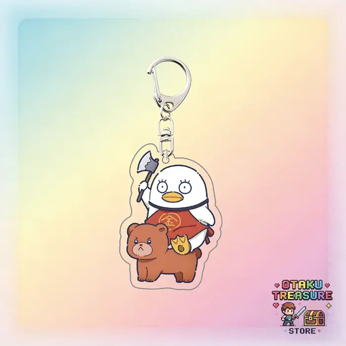 Cute Gintama Elizabeth Acrylic Keychain - Anime Parody Japanese Folklore Keyring - Momotaro Móc Treo Đeo Thoại, Standee, Móc Khoá In Theo Yêu Cầu, Chất Liệu Mica Dày 4mm, Kích Thước 5.5 Cm, Có In Test Mẫu