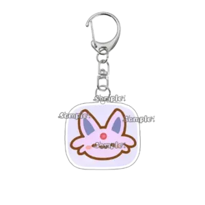 Cute Pocket Monsters Anime Eevee Umbreon Leafeon Sylveon Vaporeon Espeon Cartoon Acrylic Móc Treo Đeo Thoại, Standee, Móc Khoá In Theo Yêu Cầu, Chất Liệu Mica Dày 4mm, Kích Thước 5.5 Cm, Có In Test Mẫu