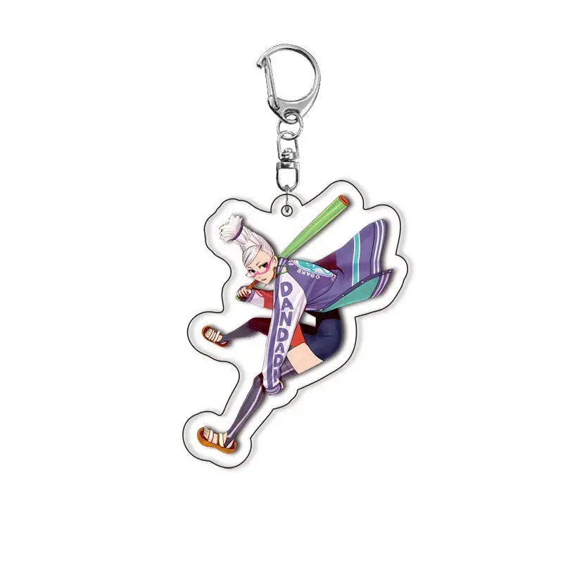 Dandadan Ayase Momo Acrylic Keychain Anime Figures Takakura Ken Miko Cosplay Bag Pendant Móc Treo Đeo Thoại, Standee, Móc Khoá In Theo Yêu Cầu, Chất Liệu Mica Dày 4mm, Kích Thước 5.5 Cm, Có In Test Mẫu