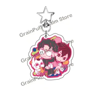 Dandadan Latest Theme Acrylic Keychain – Cute Character Key Ring, Backpack Pendant, Móc Treo Đeo Thoại, Standee, Móc Khoá In Theo Yêu Cầu, Chất Liệu Mica Dày 4mm, Kích Thước 5.5 Cm, Có In Test Mẫu