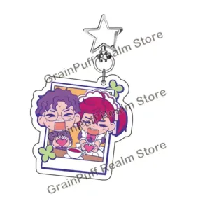 Dandadan Latest Theme Acrylic Keychain – Cute Character Key Ring, Backpack Pendant, Móc Treo Đeo Thoại, Standee, Móc Khoá In Theo Yêu Cầu, Chất Liệu Mica Dày 4mm, Kích Thước 5.5 Cm, Có In Test Mẫu