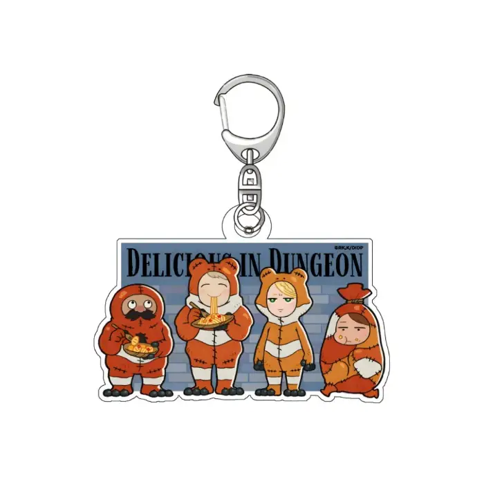 Delicious In Dungeon Anime Acrylic Keychain Lovely Baby Bag Charms Pendant Friends Gift Fans Móc Treo Đeo Thoại, Standee, Móc Khoá In Theo Yêu Cầu, Chất Liệu Mica Dày 4mm, Kích Thước 5.5 Cm, Có In Test Mẫu
