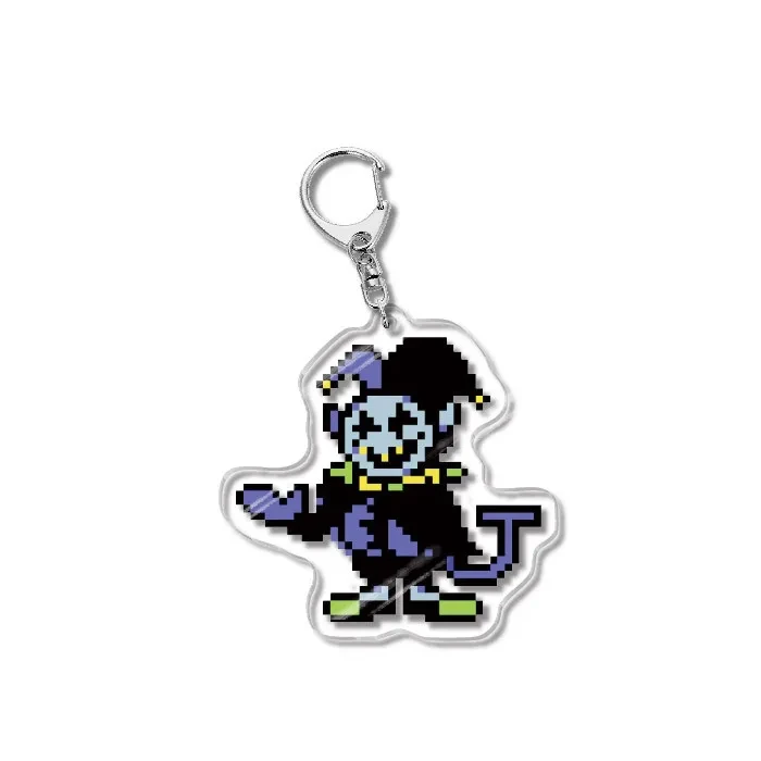 Deltarune Tenna New Acrylic Popular Related Products Fun Keychain Bag Charms Pendant Q Móc Treo Đeo Thoại, Standee, Móc Khoá In Theo Yêu Cầu, Chất Liệu Mica Dày 4mm, Kích Thước 5.5 Cm, Có In Test Mẫu