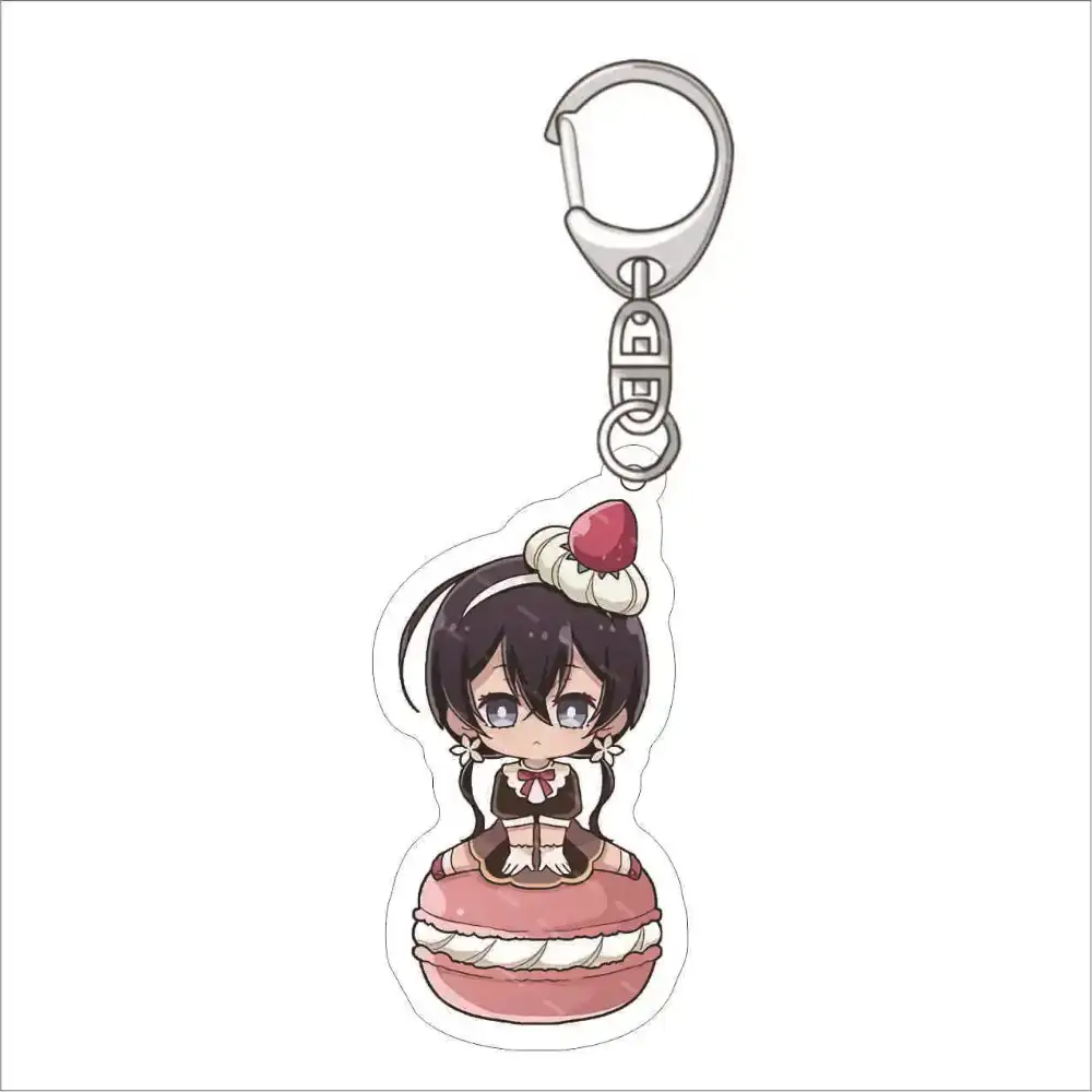 Dessert Series Bungo Stray Dogs Nakajima Atsushi Cute Anime Key Ring Bag Charms Jewelry Móc Treo Đeo Thoại, Standee, Móc Khoá In Theo Yêu Cầu, Chất Liệu Mica Dày 4mm, Kích Thước 5.5 Cm, Có In Test Mẫu