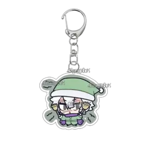 Double-sided Printing Anime Kochou Shinobu Tomioka Giyuu Tanjiro Kamado Nezuko Keychain Móc Treo Đeo Thoại, Standee, Móc Khoá In Theo Yêu Cầu, Chất Liệu Mica Dày 4mm, Kích Thước 5.5 Cm, Có In Test Mẫu