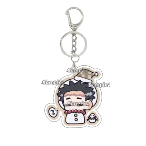 Double-sided Printing Anime Kochou Shinobu Tomioka Giyuu Tanjiro Kamado Nezuko Keychain Móc Treo Đeo Thoại, Standee, Móc Khoá In Theo Yêu Cầu, Chất Liệu Mica Dày 4mm, Kích Thước 5.5 Cm, Có In Test Mẫu
