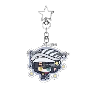 Double-sided Printing Anime Kochou Shinobu Tomioka Giyuu Tanjiro Kamado Nezuko Keychain Móc Treo Đeo Thoại, Standee, Móc Khoá In Theo Yêu Cầu, Chất Liệu Mica Dày 4mm, Kích Thước 5.5 Cm, Có In Test Mẫu