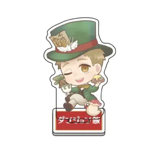 Dungeon Meshi Anime Acrylic Keychain - Kawaii Chibi Haruka Sakura, Umemiya Hajime Figure Móc Treo Đeo Thoại, Standee, Móc Khoá In Theo Yêu Cầu, Chất Liệu Mica Dày 4mm, Kích Thước 5.5 Cm, Có In Test Mẫu