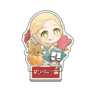 Dungeon Meshi Anime Acrylic Keychain - Kawaii Chibi Haruka Sakura, Umemiya Hajime Figure Móc Treo Đeo Thoại, Standee, Móc Khoá In Theo Yêu Cầu, Chất Liệu Mica Dày 4mm, Kích Thước 5.5 Cm, Có In Test Mẫu