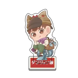 Dungeon Meshi Anime Acrylic Keychain - Kawaii Chibi Haruka Sakura, Umemiya Hajime Figure Móc Treo Đeo Thoại, Standee, Móc Khoá In Theo Yêu Cầu, Chất Liệu Mica Dày 4mm, Kích Thước 5.5 Cm, Có In Test Mẫu