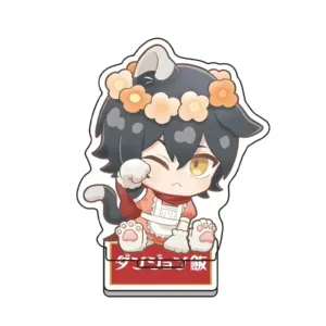 Dungeon Meshi Anime Acrylic Keychain - Kawaii Chibi Haruka Sakura, Umemiya Hajime Figure Móc Treo Đeo Thoại, Standee, Móc Khoá In Theo Yêu Cầu, Chất Liệu Mica Dày 4mm, Kích Thước 5.5 Cm, Có In Test Mẫu