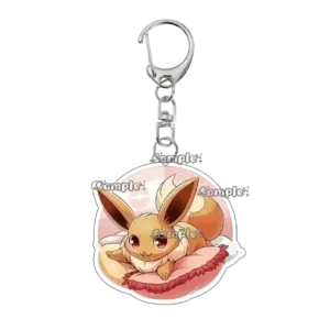 Eevee Acrylic Keychain Anime Cartoon Umbreon Jolteon Leafeon Sylveon Cute Character Accessory Móc Treo Đeo Thoại, Standee, Móc Khoá In Theo Yêu Cầu, Chất Liệu Mica Dày 4mm, Kích Thước 5.5 Cm, Có In Test Mẫu