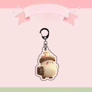 Emulation Mini Potatoes Vegetable Acrylic Keychain Knapsack Purse Cute Funny Dangle Keyring Móc Treo Đeo Thoại, Standee, Móc Khoá In Theo Yêu Cầu, Chất Liệu Mica Dày 4mm, Kích Thước 5.5 Cm, Có In Test Mẫu