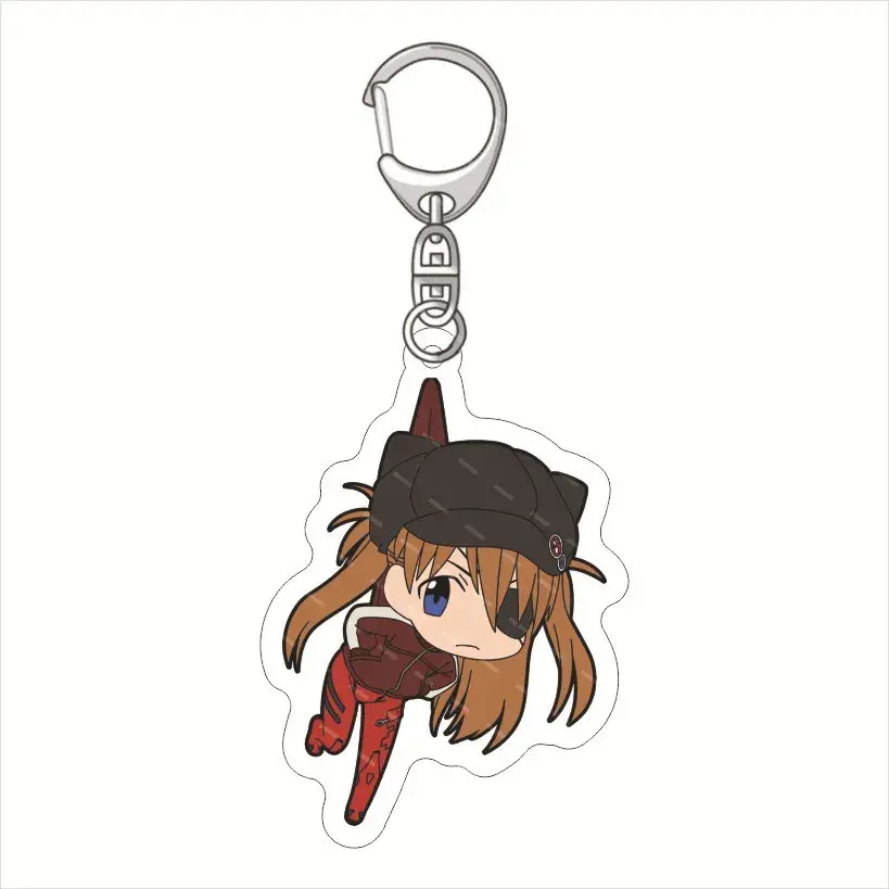 Eva New Century Evangelion Ikari Shinji Acrylic Keychain Lovely Bag Charms Pendant Gift Key Móc Treo Đeo Thoại, Standee, Móc Khoá In Theo Yêu Cầu, Chất Liệu Mica Dày 4mm, Kích Thước 5.5 Cm, Có In Test Mẫu