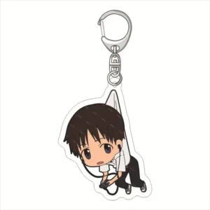 Eva New Century Evangelion Ikari Shinji Acrylic Keychain Lovely Bag Charms Pendant Gift Key Móc Treo Đeo Thoại, Standee, Móc Khoá In Theo Yêu Cầu, Chất Liệu Mica Dày 4mm, Kích Thước 5.5 Cm, Có In Test Mẫu