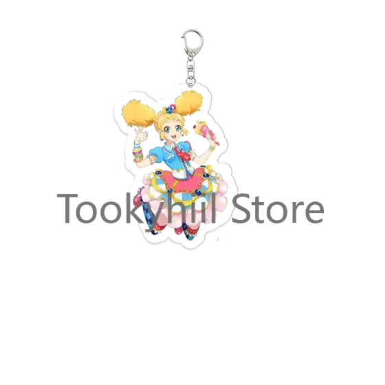 Exquisite Aikatsu Keychain Ichigo Cartoon Yume Accessories Akari Acrylic Rola Pendant Aoi Ran Móc Treo Đeo Thoại, Standee, Móc Khoá In Theo Yêu Cầu, Chất Liệu Mica Dày 4mm, Kích Thước 5.5 Cm, Có In Test Mẫu