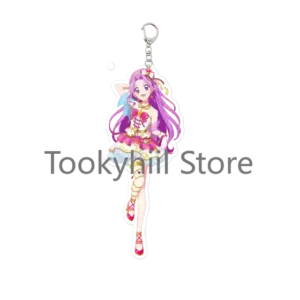 Exquisite Aikatsu Keychain Ichigo Cartoon Yume Accessories Akari Acrylic Rola Pendant Aoi Ran Móc Treo Đeo Thoại, Standee, Móc Khoá In Theo Yêu Cầu, Chất Liệu Mica Dày 4mm, Kích Thước 5.5 Cm, Có In Test Mẫu