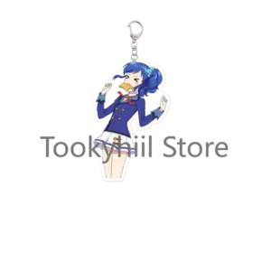 Exquisite Aikatsu Keychain Ichigo Cartoon Yume Accessories Akari Acrylic Rola Pendant Aoi Ran Móc Treo Đeo Thoại, Standee, Móc Khoá In Theo Yêu Cầu, Chất Liệu Mica Dày 4mm, Kích Thước 5.5 Cm, Có In Test Mẫu