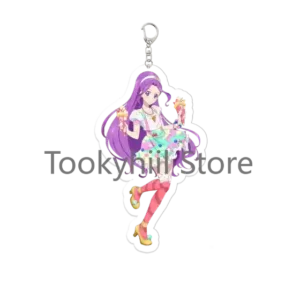 Exquisite Aikatsu Keychain Ichigo Cartoon Yume Accessories Akari Acrylic Rola Pendant Aoi Ran Móc Treo Đeo Thoại, Standee, Móc Khoá In Theo Yêu Cầu, Chất Liệu Mica Dày 4mm, Kích Thước 5.5 Cm, Có In Test Mẫu