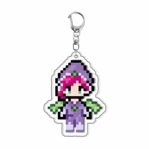 Fairy Pixel Acrylic Keychain Anime Surrounding Backpack Pendant Kawaii Keyring Student Bag Móc Treo Đeo Thoại, Standee, Móc Khoá In Theo Yêu Cầu, Chất Liệu Mica Dày 4mm, Kích Thước 5.5 Cm, Có In Test Mẫu