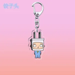 Family Guy Keychain Anime Dumpling Head Double Sided Acrylic Pendant Stewie Brian Griffin Móc Treo Đeo Thoại, Standee, Móc Khoá In Theo Yêu Cầu, Chất Liệu Mica Dày 4mm, Kích Thước 5.5 Cm, Có In Test Mẫu