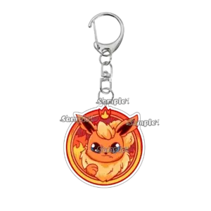 Fashion Anime Eevee Umbreon Sylveon Acrylic Keychain Cartoon Key Ring Accessories Charm Móc Treo Đeo Thoại, Standee, Móc Khoá In Theo Yêu Cầu, Chất Liệu Mica Dày 4mm, Kích Thước 5.5 Cm, Có In Test Mẫu