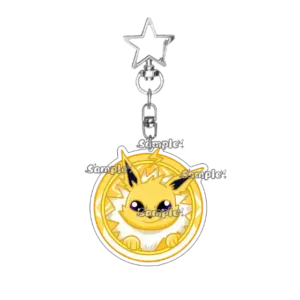 Fashion Anime Eevee Umbreon Sylveon Acrylic Keychain Cartoon Key Ring Accessories Charm Móc Treo Đeo Thoại, Standee, Móc Khoá In Theo Yêu Cầu, Chất Liệu Mica Dày 4mm, Kích Thước 5.5 Cm, Có In Test Mẫu