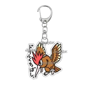 Fashion Anime Fearow Paras Voltorb Acrylic Keychain Cute Q Version Accessory Backpack Móc Treo Đeo Thoại, Standee, Móc Khoá In Theo Yêu Cầu, Chất Liệu Mica Dày 4mm, Kích Thước 5.5 Cm, Có In Test Mẫu