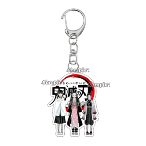 Fashion Anime Kamado Nezuko Agatsuma Zenitsu Figure Acrylic Keychain Decor Cartoon Backpack Móc Treo Đeo Thoại, Standee, Móc Khoá In Theo Yêu Cầu, Chất Liệu Mica Dày 4mm, Kích Thước 5.5 Cm, Có In Test Mẫu
