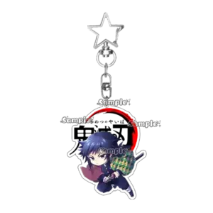 Fashion Anime Kamado Nezuko Agatsuma Zenitsu Figure Acrylic Keychain Decor Cartoon Backpack Móc Treo Đeo Thoại, Standee, Móc Khoá In Theo Yêu Cầu, Chất Liệu Mica Dày 4mm, Kích Thước 5.5 Cm, Có In Test Mẫu