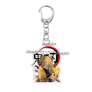 Fashion Anime Kamado Nezuko Agatsuma Zenitsu Figure Acrylic Keychain Decor Cartoon Backpack Móc Treo Đeo Thoại, Standee, Móc Khoá In Theo Yêu Cầu, Chất Liệu Mica Dày 4mm, Kích Thước 5.5 Cm, Có In Test Mẫu