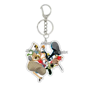 Fashion Anime Peripheral Luffy Roronoa Zoro Nami Usopp Cartoon Acrylic Keychain Key Ring Bag Móc Treo Đeo Thoại, Standee, Móc Khoá In Theo Yêu Cầu, Chất Liệu Mica Dày 4mm, Kích Thước 5.5 Cm, Có In Test Mẫu